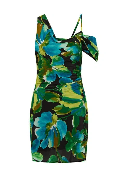 Isabelle Quinn Women's Kahli Mini Dress In Black Tropicalé
