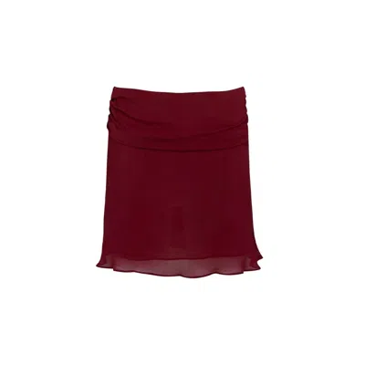 Isabelle Quinn Women's Red Lucia Skirt Merlot