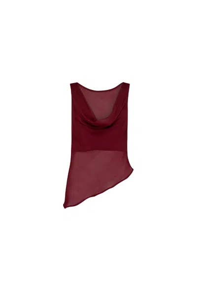 Isabelle Quinn Women's Red Reina Reversible Top Merlot