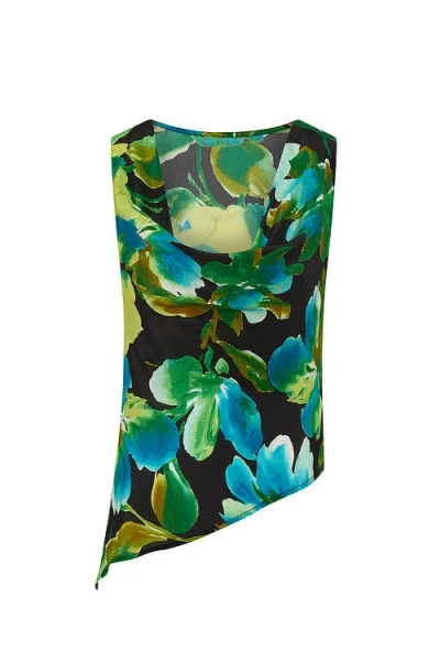 Isabelle Quinn Women's Reina Reversible Top Black Tropicalé