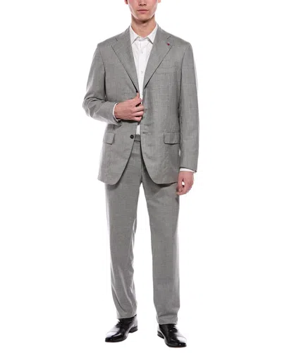 Isaia 2pc Marechiaro Wool Suit In Gray