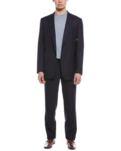 Isaia 2pc Wool Suit In Blue