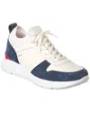 Isaia Calfskin-suede Amalfi Sneakers In Blue