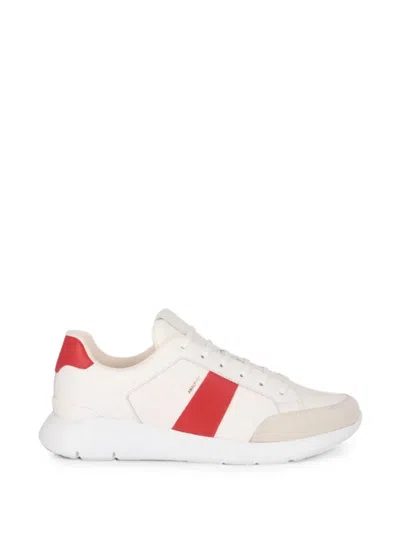 Isaia Amalfi 02 Panelled Sneakers In White