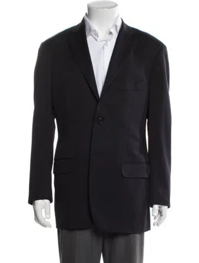 Pre-owned Isaia Blazer In Black