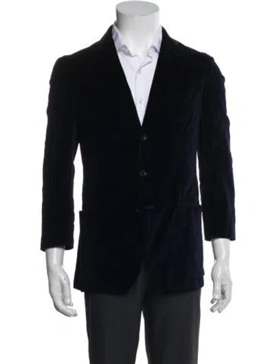 Pre-owned Isaia Blazer In Black