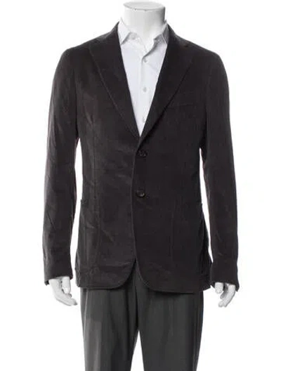 Pre-owned Isaia Blazer In Grey