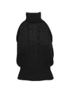 Isaia Cable-knit Roll-neck Sweater In Pattern