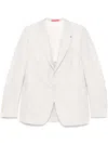 Isaia Single-breasted Blazer In Grey