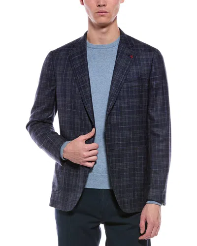 Isaia Capri Sport Jacket In Black