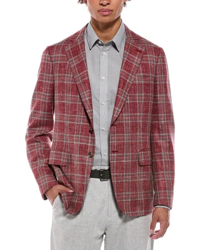 Isaia Capri Wool In Pink