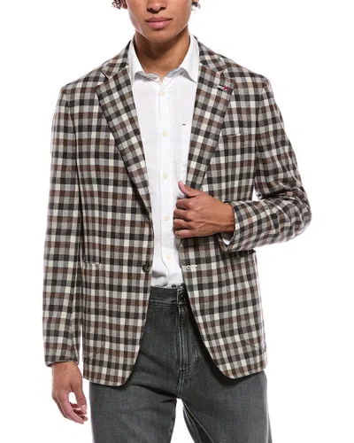 Isaia Capri Wool & Cashmere-blend Sport Jacket In Gray