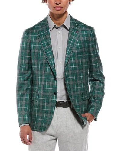 Isaia Capri Wool In Green