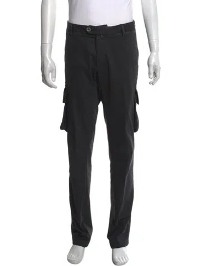 Pre-owned Isaia Cargo Pants In Black