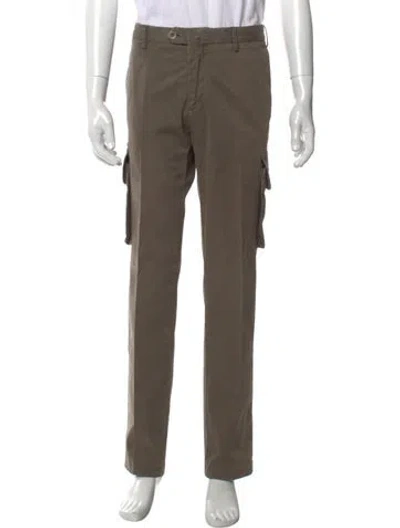 Pre-owned Isaia Cargo Pants In Neutral