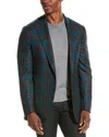 Isaia Men's Plaid Cashmere & Silk Sportcoat
