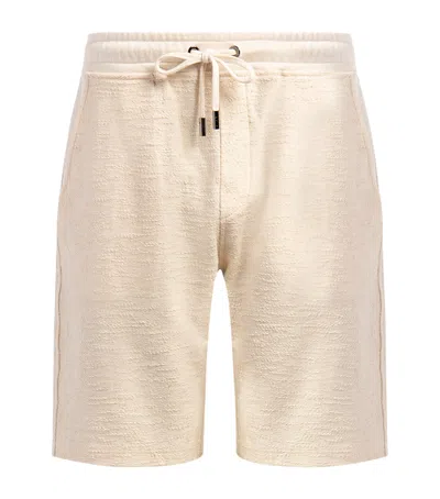 Isaia Cashmere Bermuda Shorts In White
