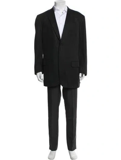 Pre-owned Isaia Cashmere Blazer In Black