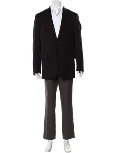Pre-owned Isaia Cashmere Blazer In Black