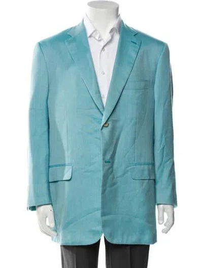 Pre-owned Isaia Cashmere Blazer In Blue
