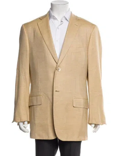 Pre-owned Isaia Cashmere Blazer In Neutral