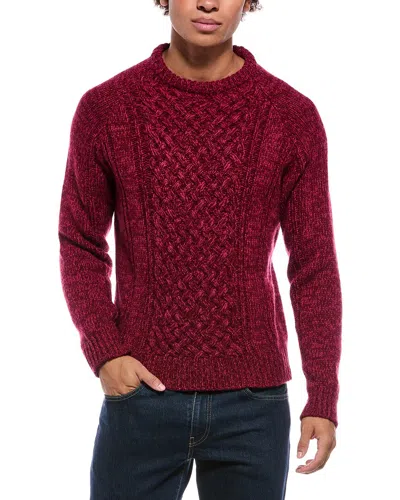 Isaia Cashmere Crewneck Sweater In Multi