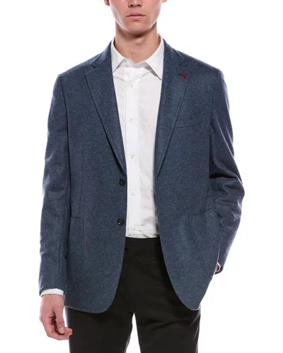 Isaia Cashmere Jacket In Animal Print