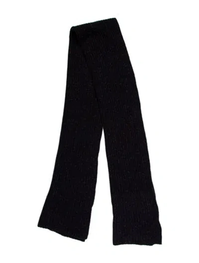 Pre-owned Isaia Cashmere Scarf In Purple