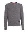 Isaia Cashmere Sweater In Blue