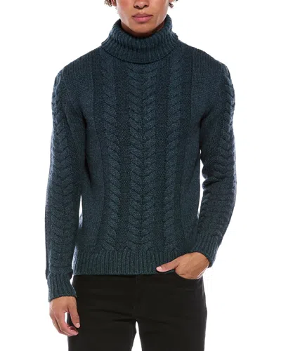 Isaia Cashmere Turtleneck Sweater In Multi