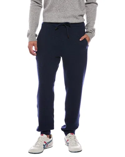 Isaia Cashmere-blend Sweatpant In Black