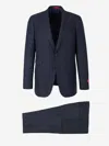 ISAIA ISAIA CHECKED WOOL AND CASHMERE SUIT