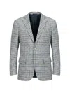 Isaia Check-pattern Blazer In Multi