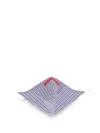 Isaia Check-pattern Face Mask In White