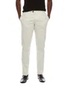 Isaia Solid Trouser In Neutral