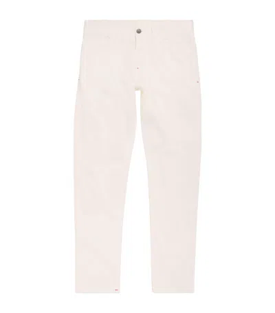 Isaia Chino Trousers In White