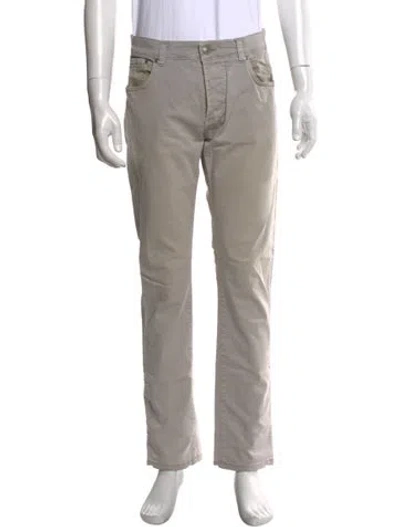 Pre-owned Isaia Chinos In Gray