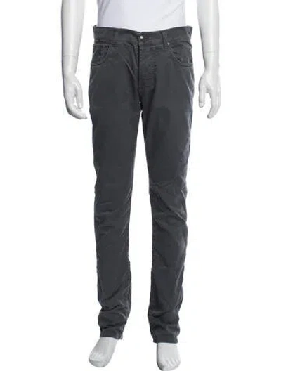 Pre-owned Isaia Chinos In Grey