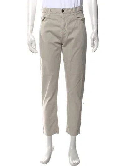 Pre-owned Isaia Chinos In Neutrals