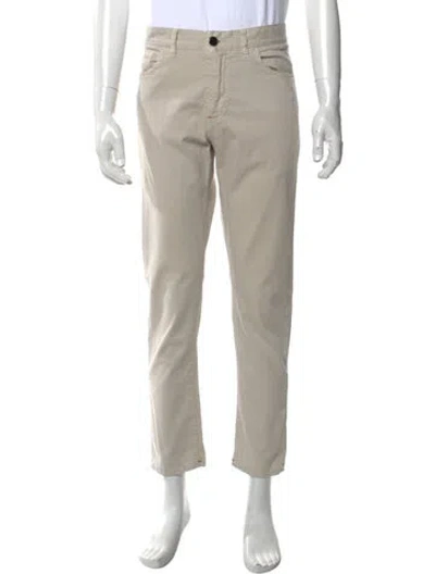 Pre-owned Isaia Chinos In Neutrals