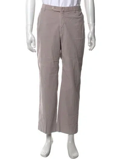 Pre-owned Isaia Chinos In Neutrals