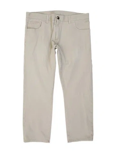 Pre-owned Isaia Chinos In Neutrals