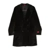 Isaia Double-breasted Coat In Black