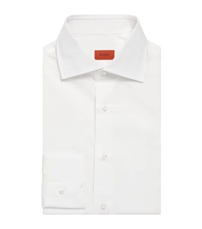 Isaia Cotton Dress Shirt In Grey