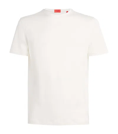 Isaia Cotton T-shirt In White