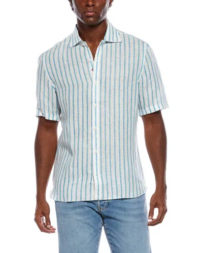 Isaia Cw-sport Shirt In Blue