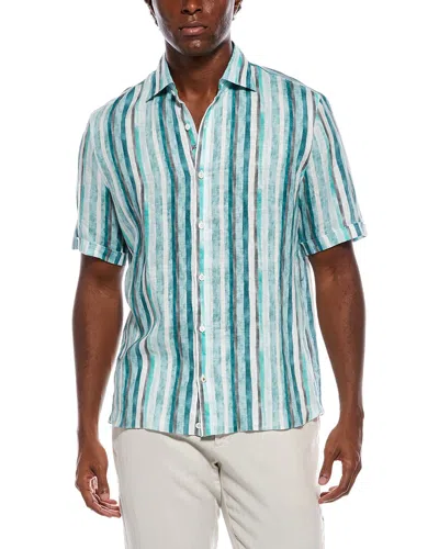 Isaia Cw-sport Shirt In Green