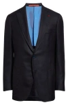 Isaia Domenico Cashmere & Silk Sport Coat In Navy