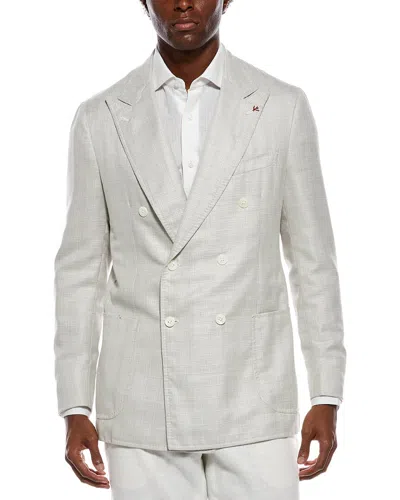 Isaia Domenico Wool In White