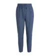 Isaia Drawstring Trousers In Blue